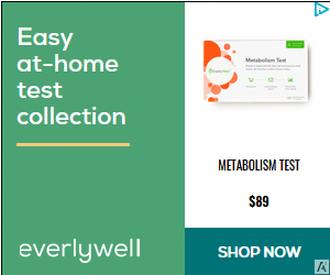 everlywell at-home medical testing metabolism test stock image